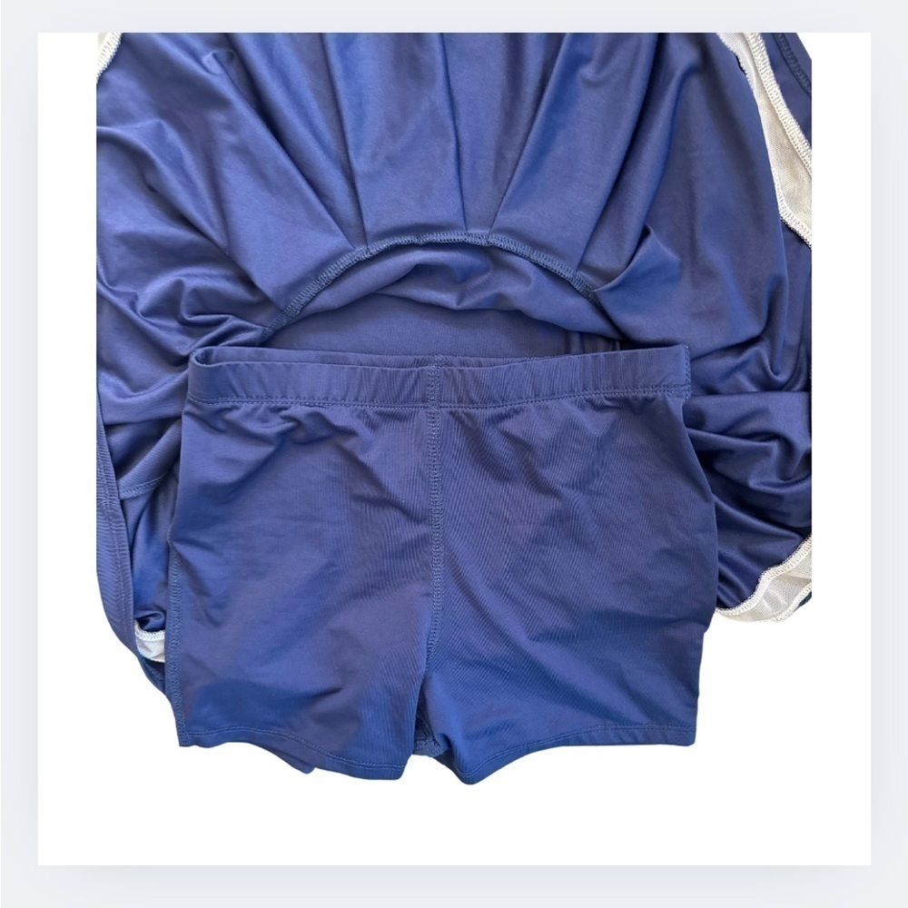 Lucky in Love Girls Navy Tennis Dress - Picture 4 of 7